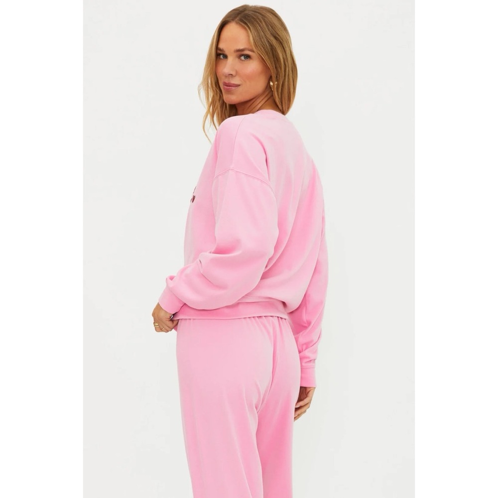 Beach Riot Pink 'Be Mine' Sweatshirt - Picture 2 of 3